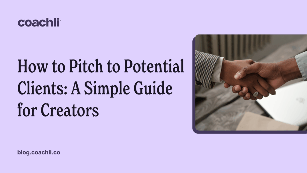 Creator shaking client hands after successful pitch and agreement reached