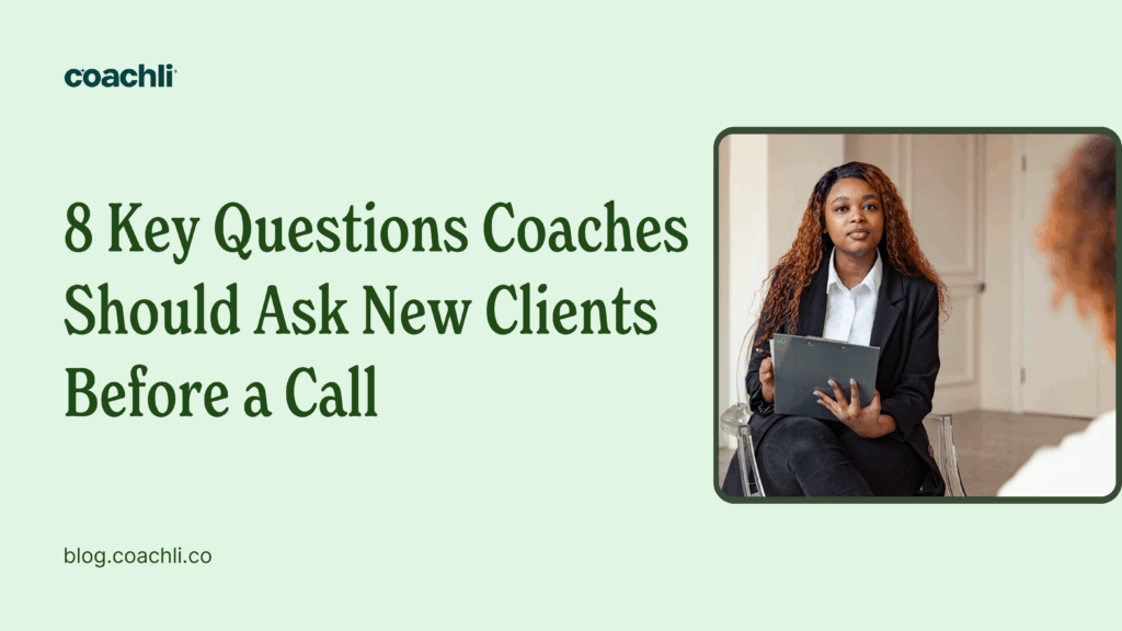Coach asking client a question